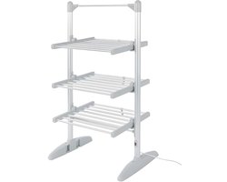 Elektrisch droogtoren - droogrek - opvouwbaar - 620x460x1120mm zilver