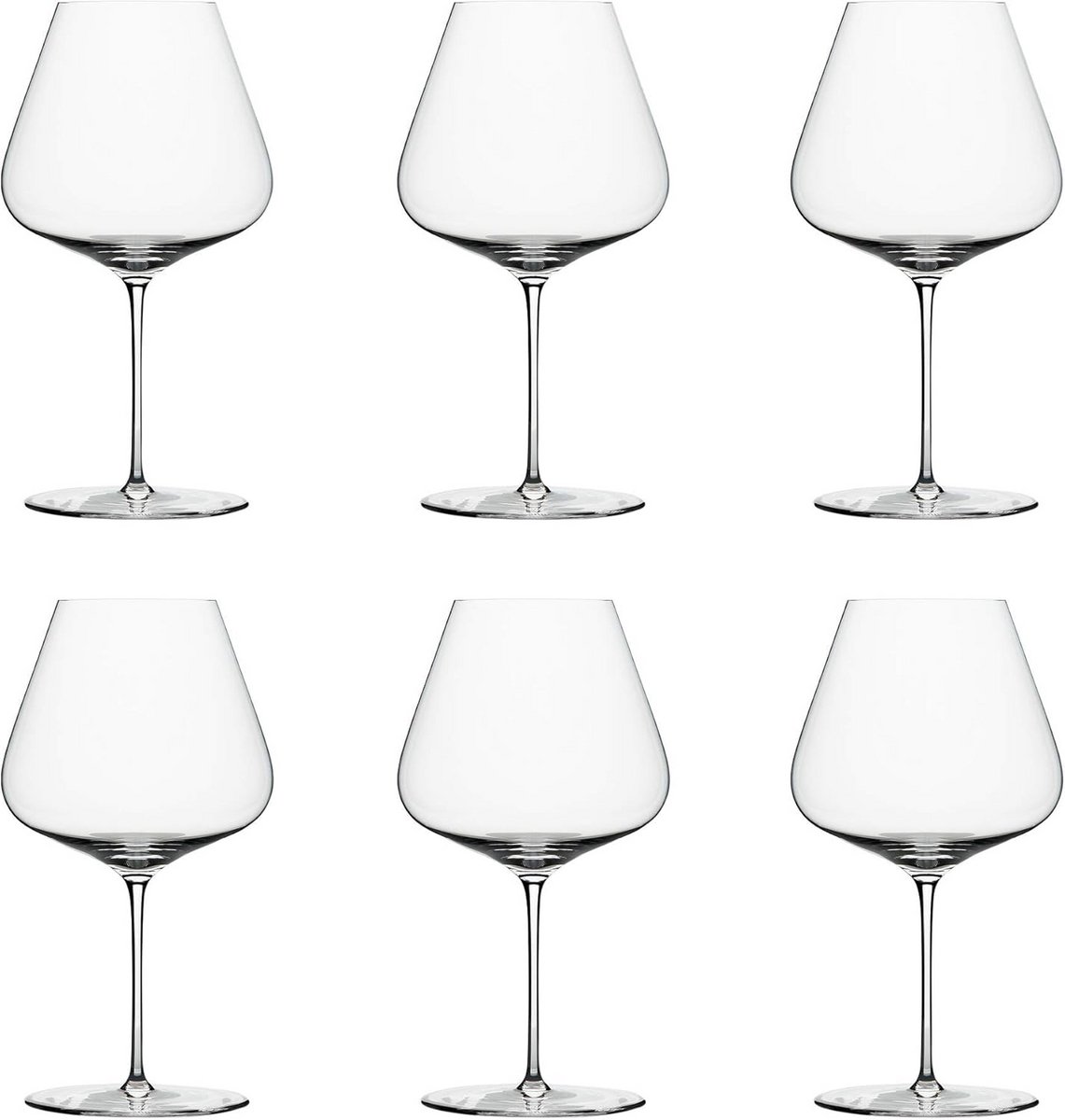 Set van 2 Grote Bourgogne Wijnglazen Handgeblazen 960 ml