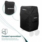 WonderFold W2 – Stofhoes kinderwagen – Zwart, rits