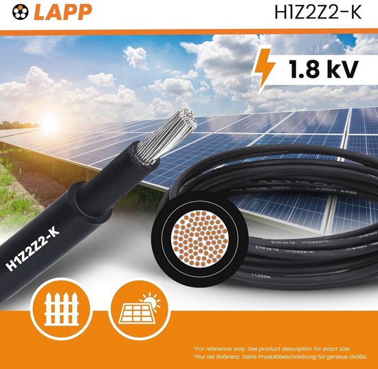Zonnekabel 1 Meter – 2,5 Mm² (14 AWG) – Met MC4-connector – UV-bestendig En IP68 – Voor Zonnepanelen En Off-grid Systemen 4 miniatura