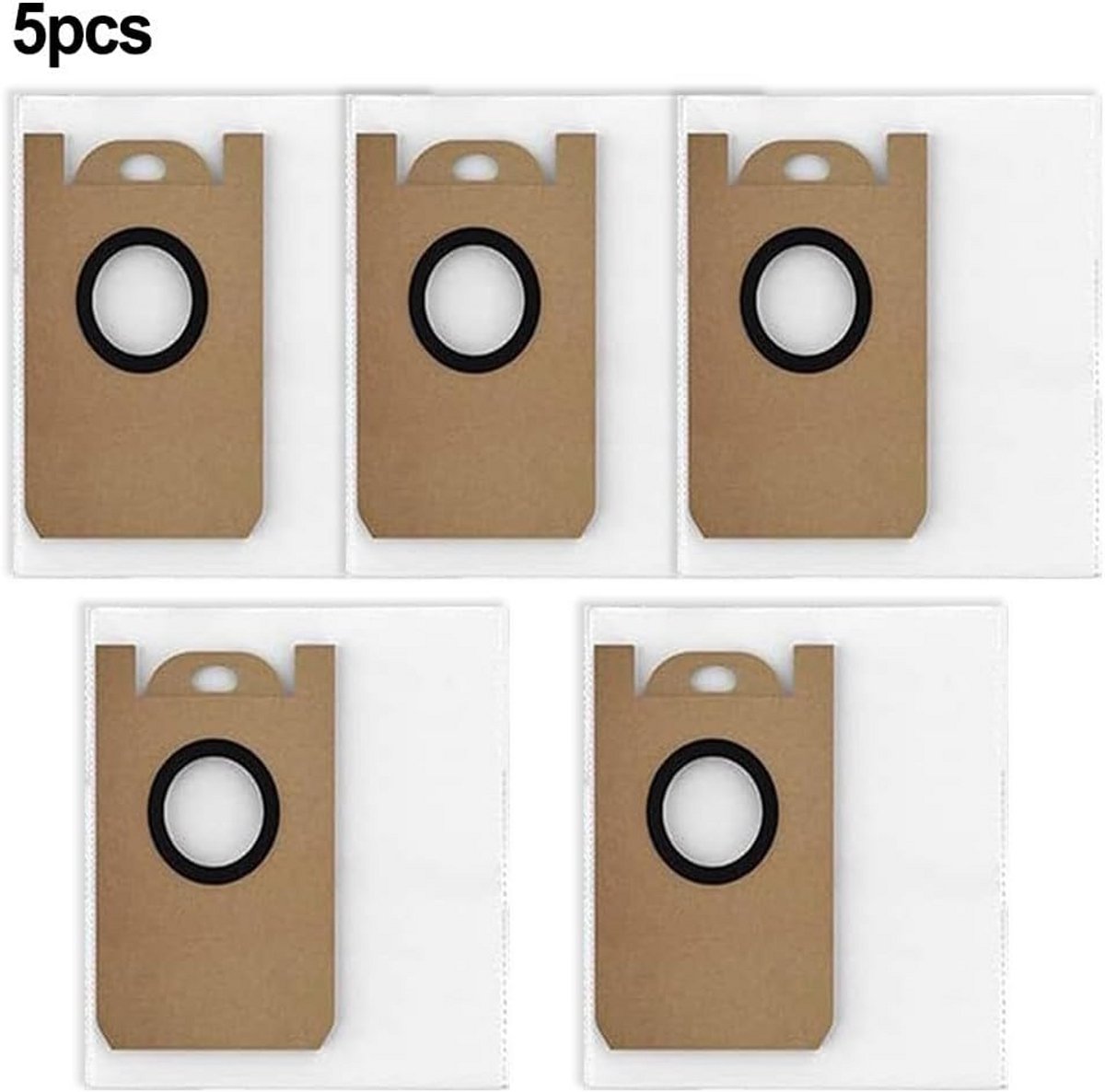 5 Stuks Vervangende Stofzakken voor Robotstofzuiger Accessoires