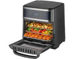 Airfryer Oven 13L met Digitale Besturing en Rotisserie | 8 Programma's | 1700W | Kookruimte met Binnenverlichting