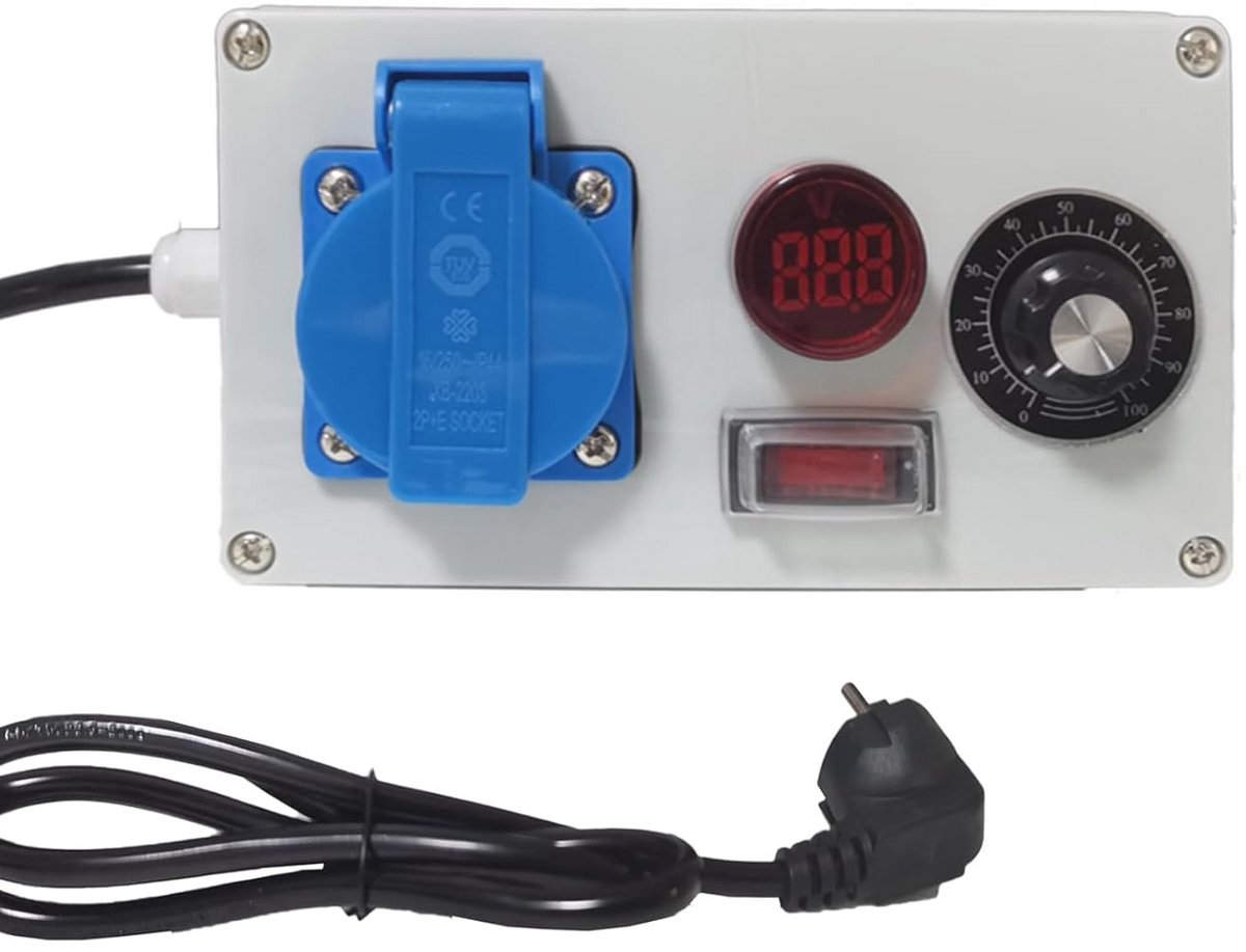 Toerentalregelaar 2000W Voor 220V Motor - AC Voltage Regelaar