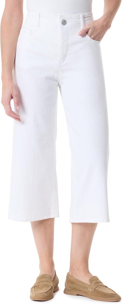 Dames Culotte met Hoge Taille en Tummy Sculpt Effect - Stijlvolle High Rise Broek