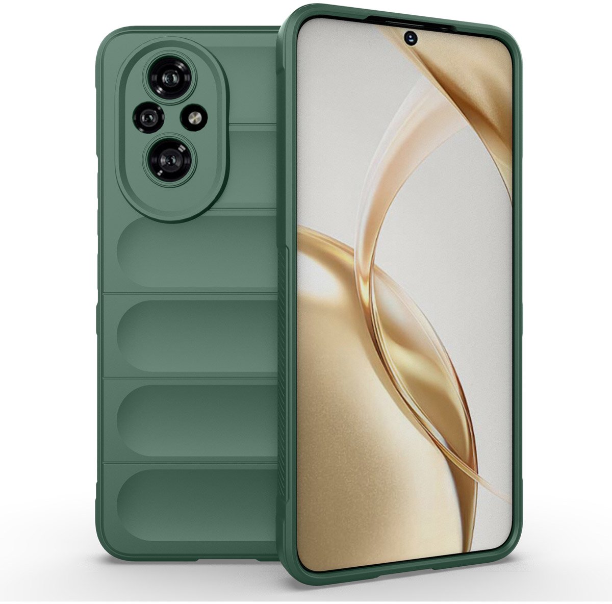 imoshion Hoesje - Geschikt voor Honor 200 - EasyGrip Backcover - Donkergroen