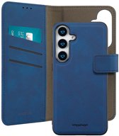 imoshion Hoesje - Geschikt voor Samsung Galaxy S25 Plus - Uitneembare 2-in-1 Luxe Bookcase - Blauw