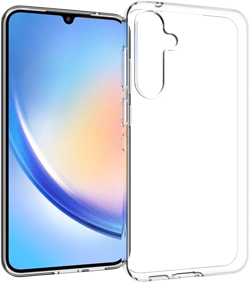 Accezz Hoesje Geschikt voor Samsung Galaxy S23 FE Hoesje Siliconen - Accezz Clear Backcover - Transparant