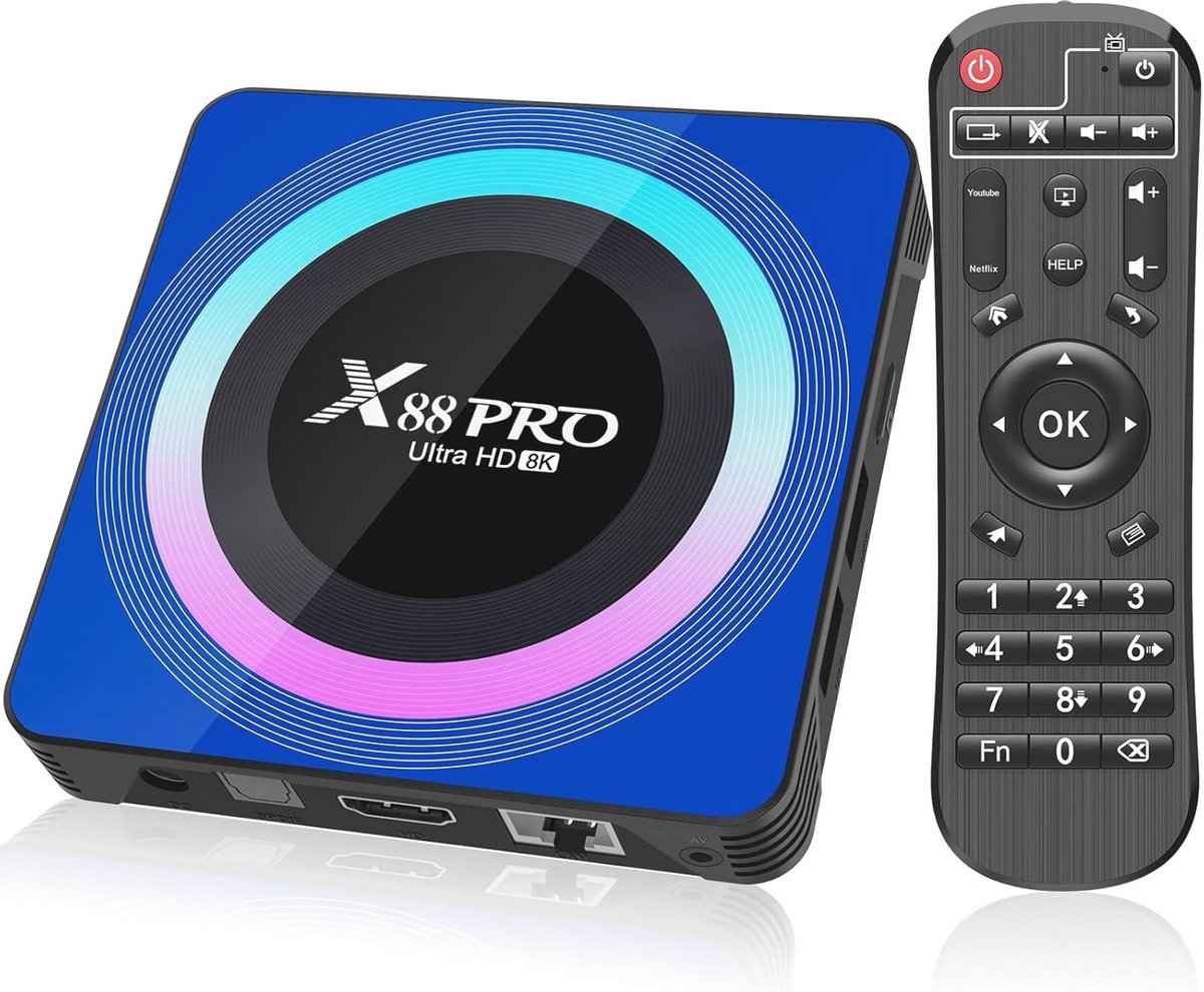 Android 13.0 TV Box - 4GB RAM, 32GB ROM, RK3528 Quad-Core, WiFi 6, Bluetooth 5.0, HDMI 8K
