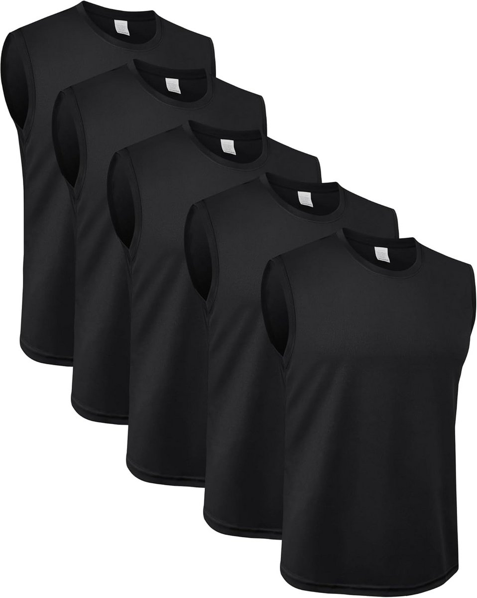 Compressieshirt Heren Taille Slank Shaper Mouwloos Onderhemd