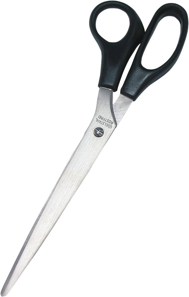 Roestvrijstalen schaar 25,5 cm - Papierschaar met kunststof handvat