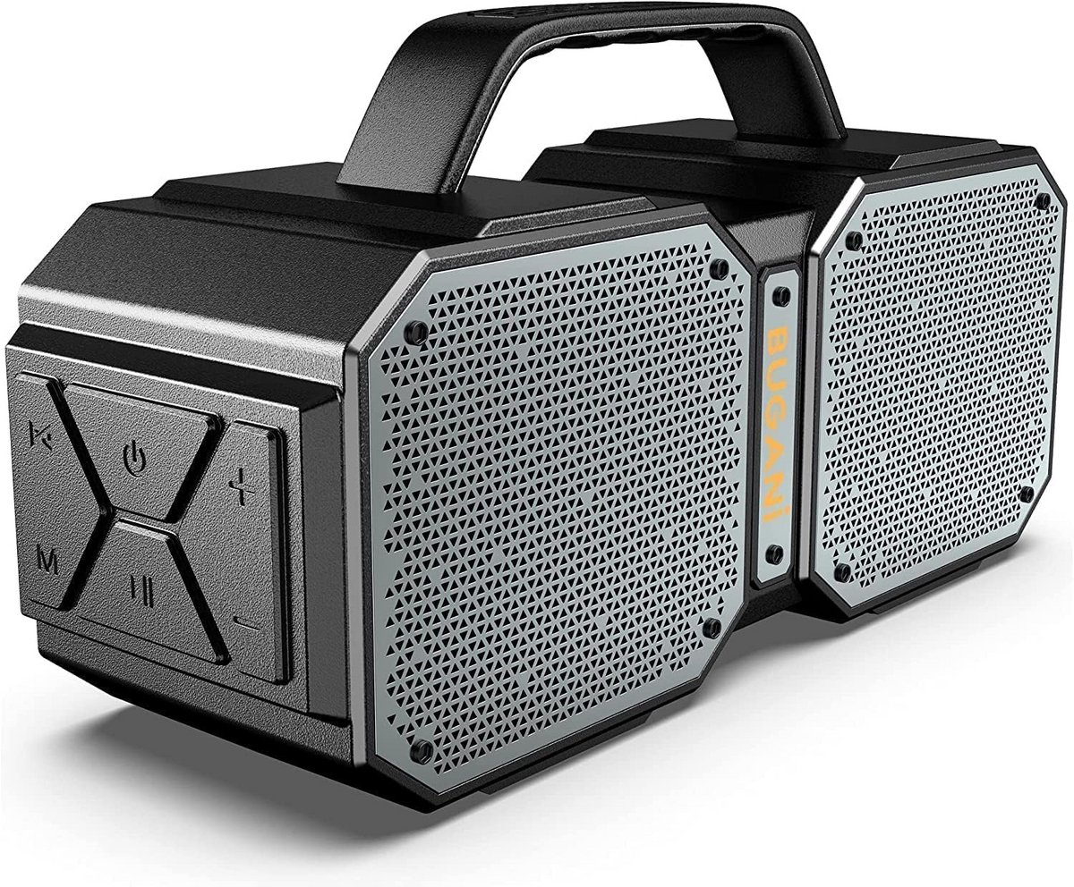 Draadloze Bluetooth luidspreker 60W met 32 uur batterij, waterdicht en basdrivers voor buiten en feestjes