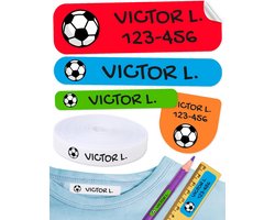 Gepersonaliseerde naamstickers voor kleding en schoolbenodigdheden - 155 etiketten