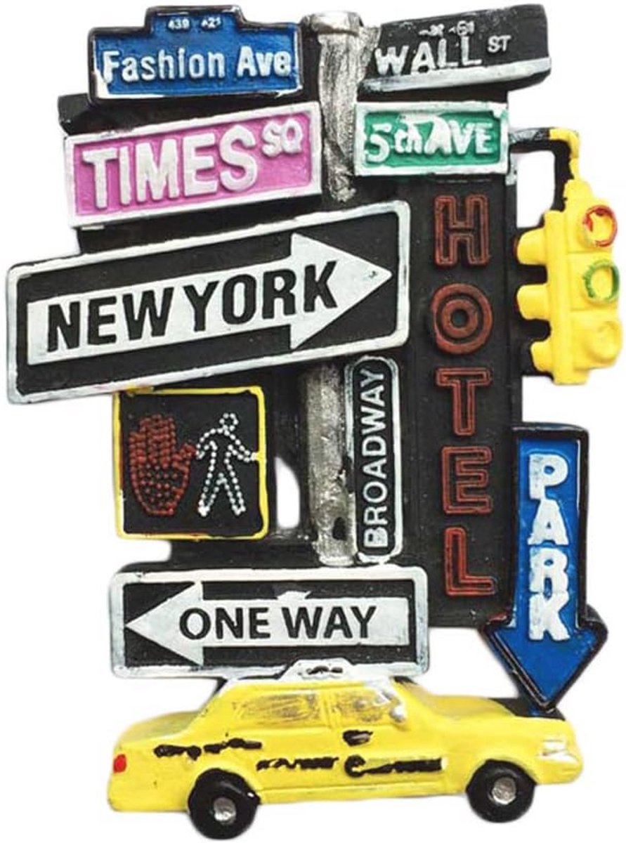3D Souvenir Koelkast Magneten - New York USA Reisdecoratie