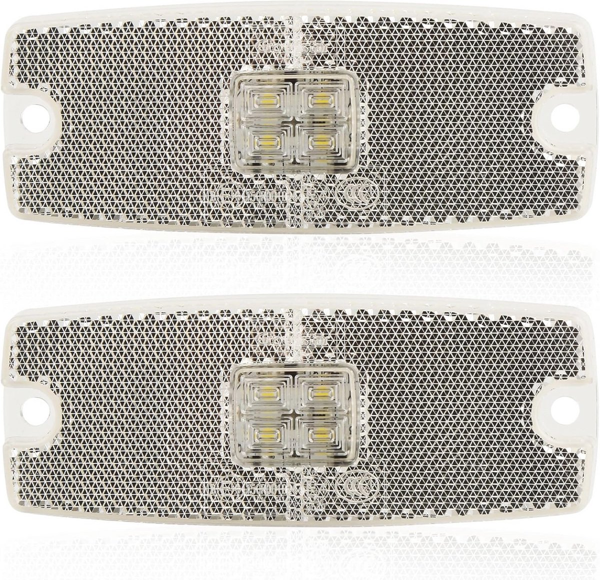 Zijmarkeringslichten LED 10-30V - Waterdichte Contourverlichting met Reflector voor Bestelwagen en Aanhanger