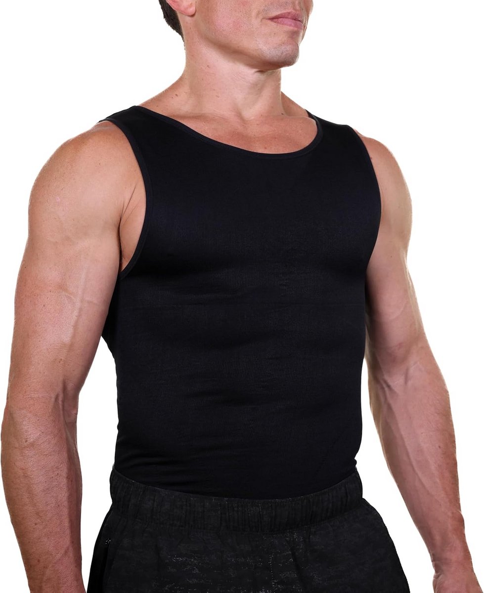 Compressieshirt Heren voor Borst & Buik Corrigeren