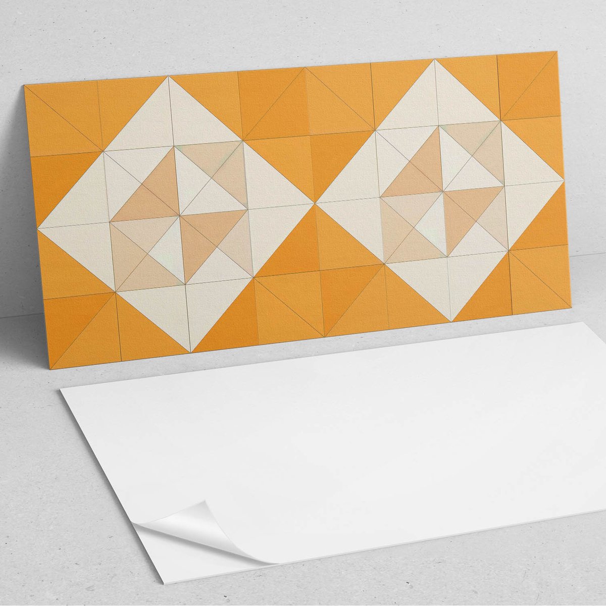 Coloray Wandpanelen Zelfklevend - Geometrisch diamantpatroon PVC Wandpanelen - 120 cm x 60