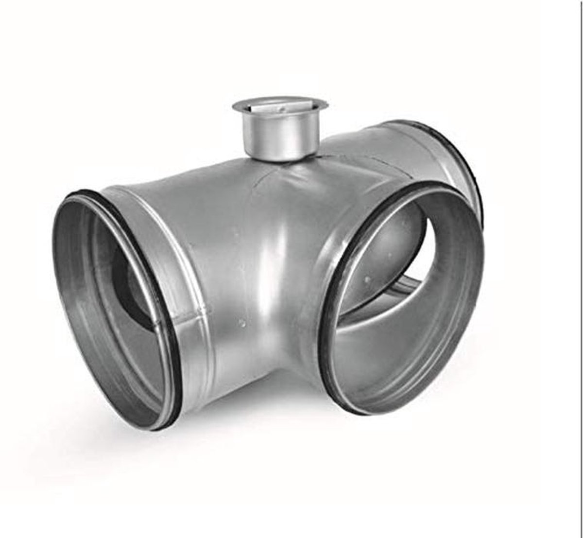 Omleidingsklep voor Woonkamerventilatie - 125 mm Bypass T-stuk