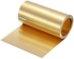 Messing platen - 0,4 mm x 150 mm x 1000 mm - metalen plaat voor knutselwerk, doe-het-zelfprojecten, reparaties