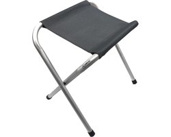 Homecall Opklapbare campingkruk Alu met grijs 600D polyester