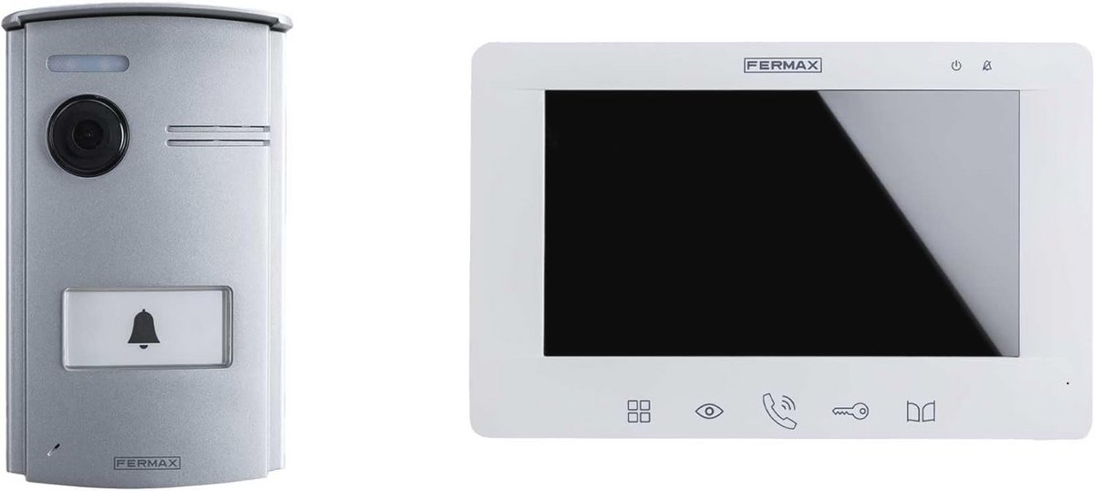 7-inch video-intercom met groothoekcamera en nachtzicht