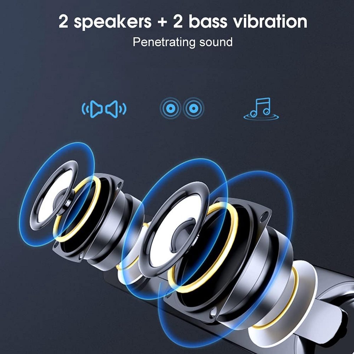Compacte USB Speaker met Universele 3.5mm Jack voor Laptop en Desktop