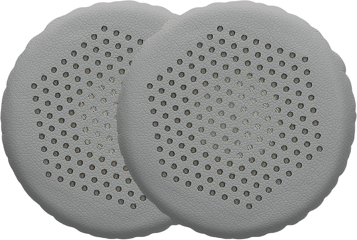 2x Oorkussens Vervangend voor Jabra Evolve Headsets - Zwart Kunstleer & Schuim