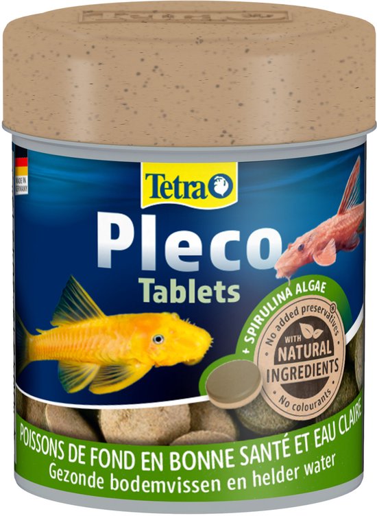 Tetra Plecomin Tabletten - Vissenvoer - 120 St