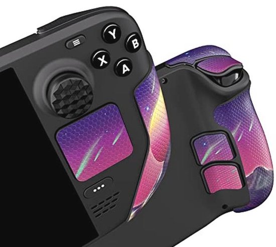 Professionele Grip Pads voor Steam Deck - Anti-slip Rubber Handgrepen en Stickers