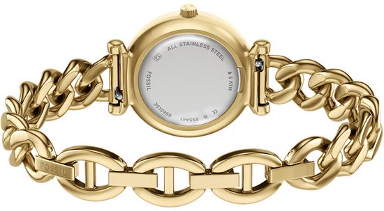 Montre femme FOSSIL CARLIE 28 mm - Couleur or