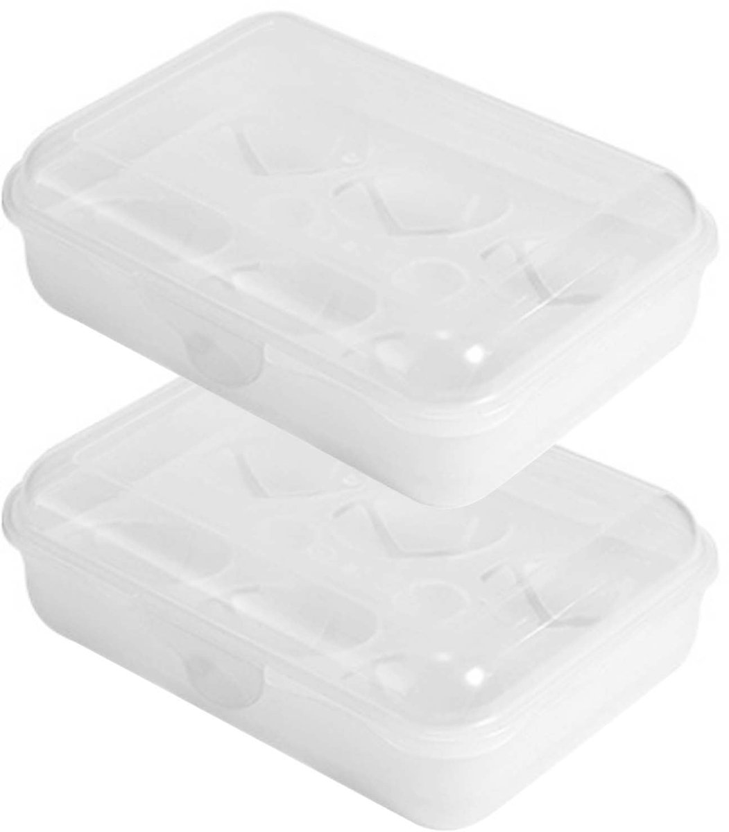 Unyqoos® Handige draagbare eierdoos voor veilig transport en opslag van eieren