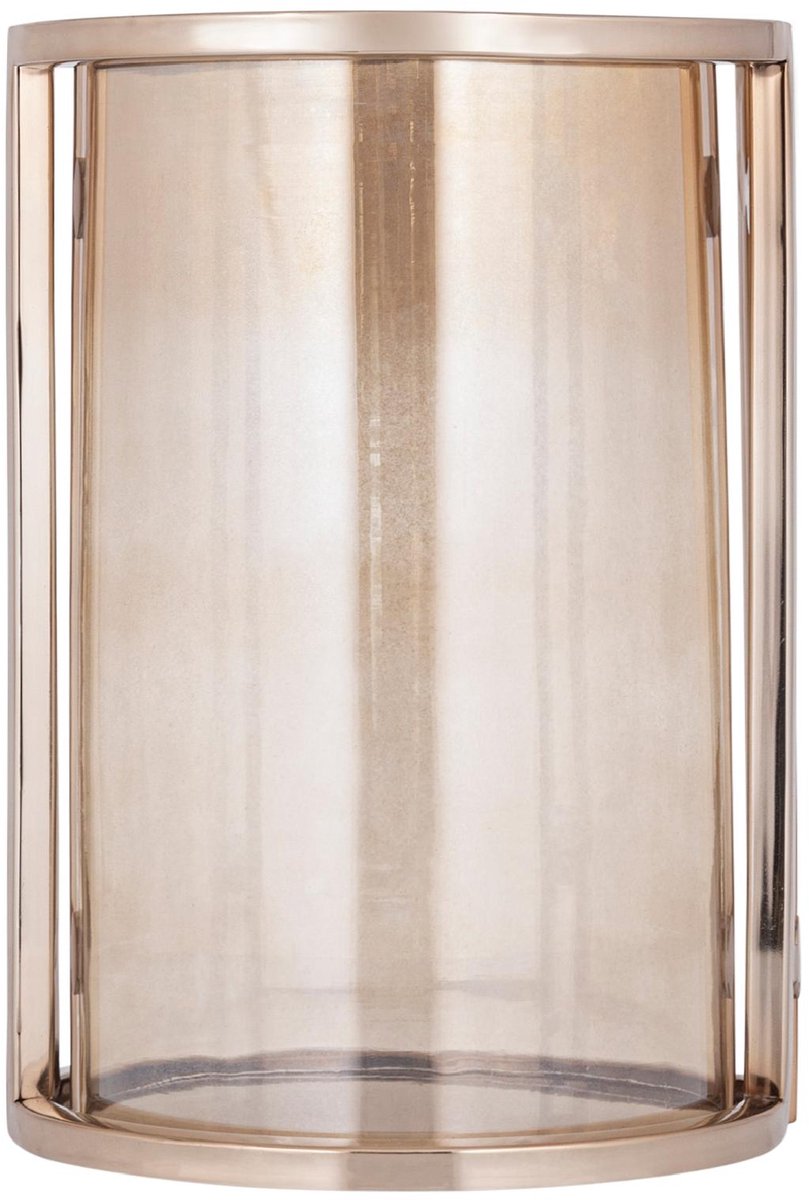 PTMD Windlicht Jarie - Bruin - 23x23x33cm