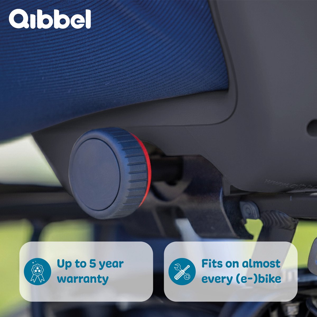 Qibbel Junior 6+ - Premium Achterzitje thumbnail 3