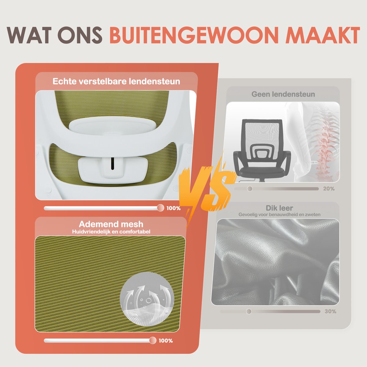 COLAMY Ergonomische Bureaustoel - afbeelding 3