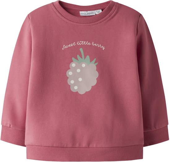 NAME IT - NBFVRILLIE LS SWEAT BOX BRU - Baby - Vesten