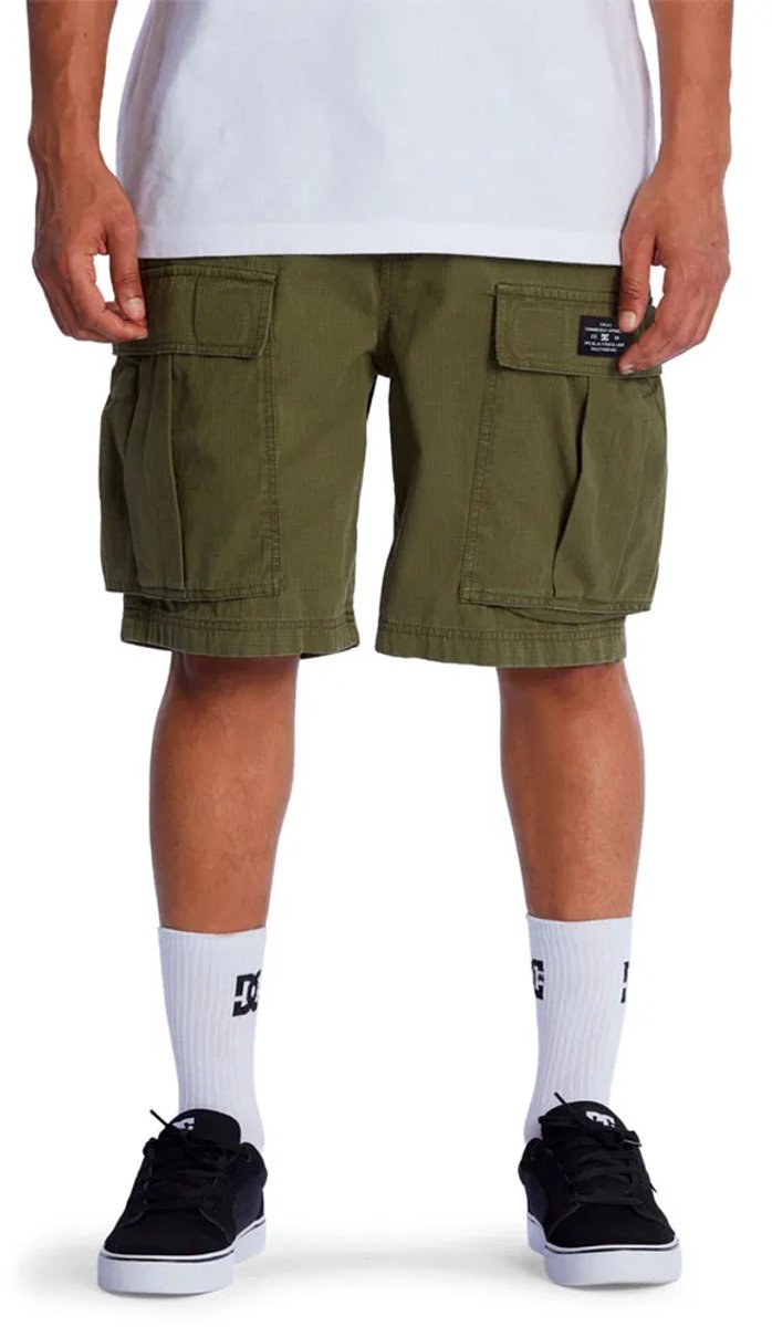 Dc Shoes Tundra Cargo Shorts L Man Groen