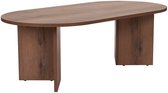 Skye Decor Salontafel walnoot melamine boogvorm Koda 119x60 cm