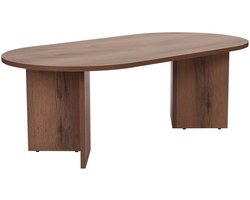 Skye Decor Salontafel walnoot melamine boogvorm Koda 119x60 cm
