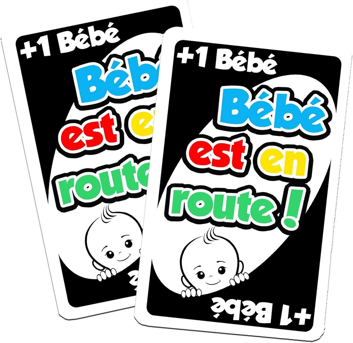 Zwangerschapsaankondigingskaart Set voor Uno Spel – 3 Stuks