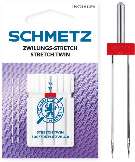 Naaimachine tweeling naald STRETCH H-S  ZWI  130/705 4,0/75