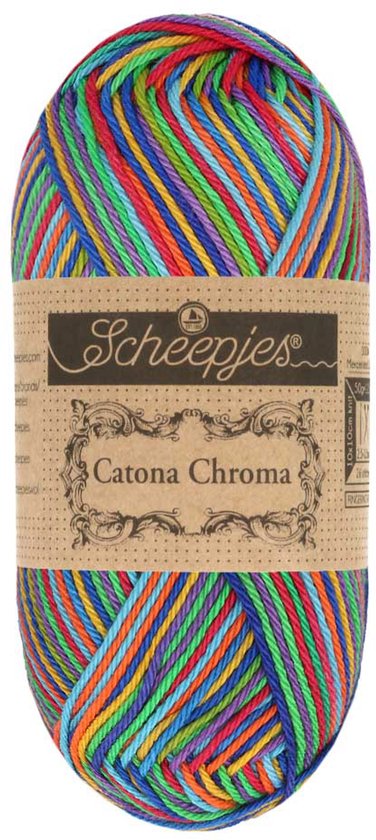 Scheepjes Catona Chroma 50gr - 022 Rainbow