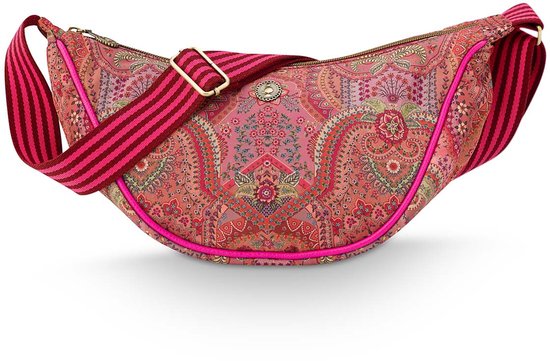 Pip Studio - Freya Crossbody Tas Dames - Schoudertas - Jabali - Rood - 34x10x16cm