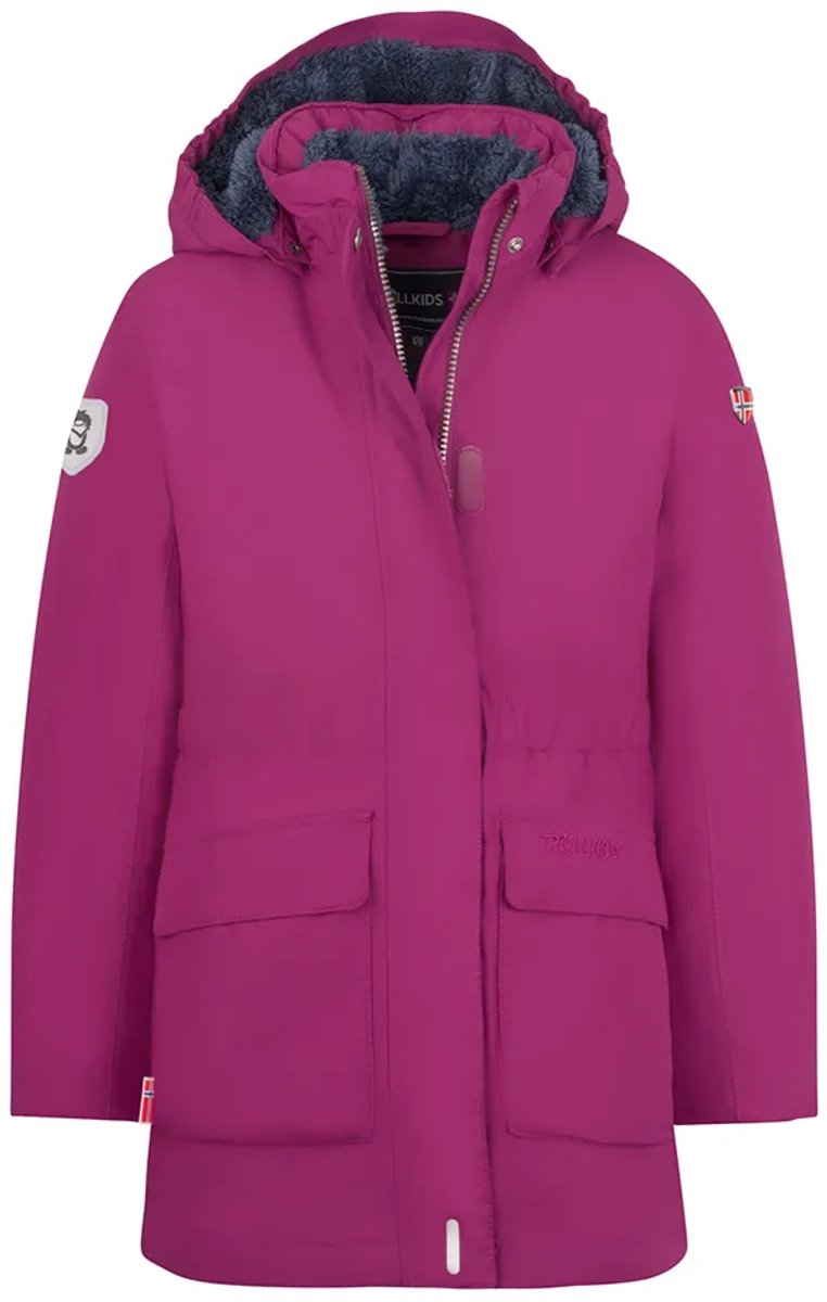 Trollkids Alesund Coat Jas cm Meisjes Marineblauw