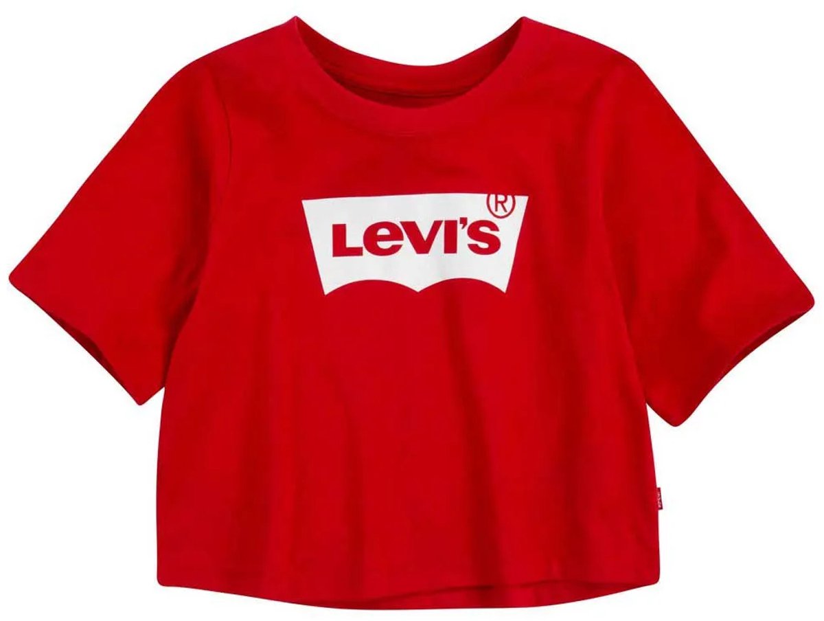 Levi´s ® Kids Light Bright T-shirt Met Korte Mouwen 5 Years Kinderen Rood