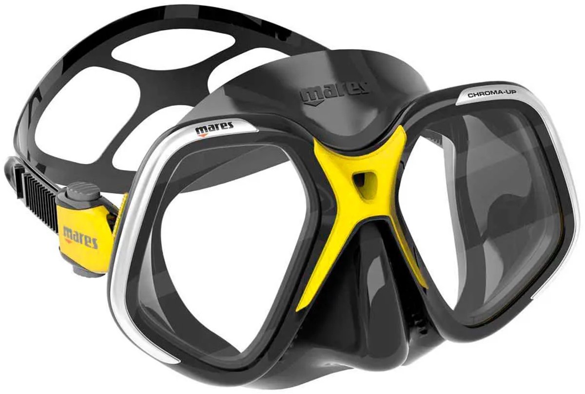 Mares Chroma Up Speervissen Masker Zwart Man,Vrouw