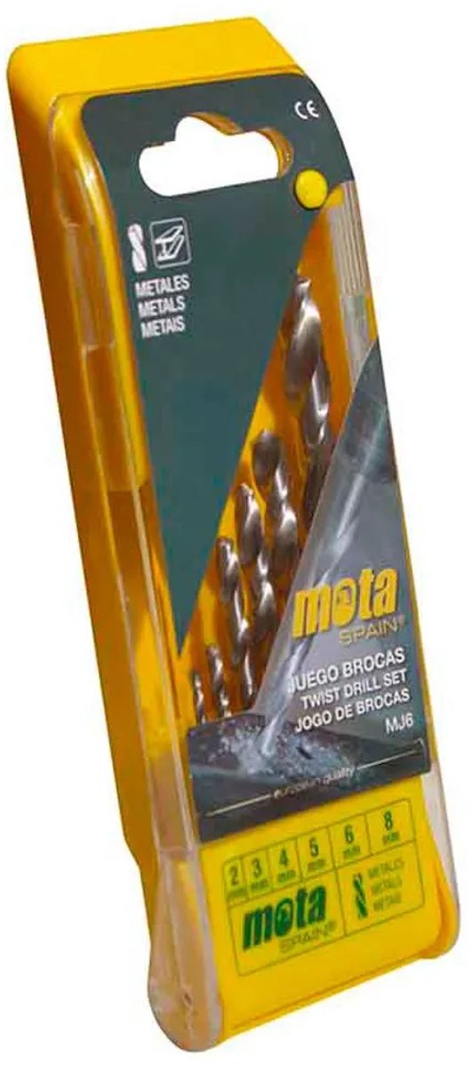 Borenset Mota Metaal 6 Onderdelen Wolfraam