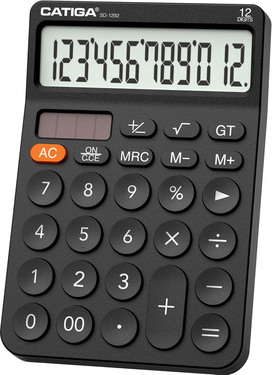 Kantoor en Thuis Calculator met 8-Cijferig LCD-Scherm - Geschikt voor Bureau en Onderweg