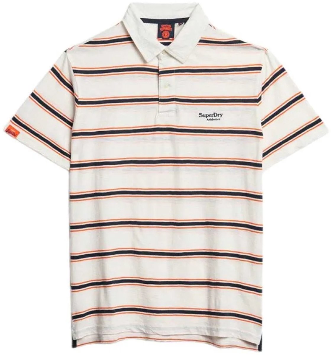 Superdry Lightweight Stripe Korte Mouw Poloshirt S Man Multicolor