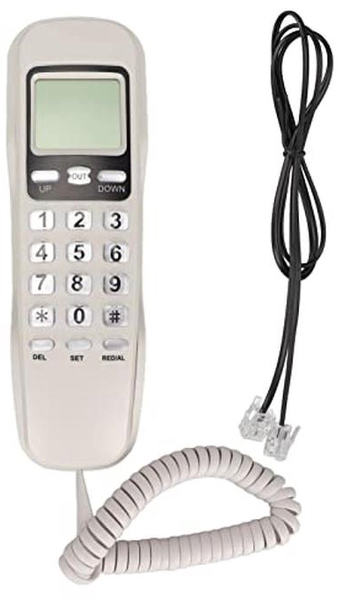 Vaste Telefoon met LCD-scherm en Flitsfunctie voor Senioren en Thuisgebruik
