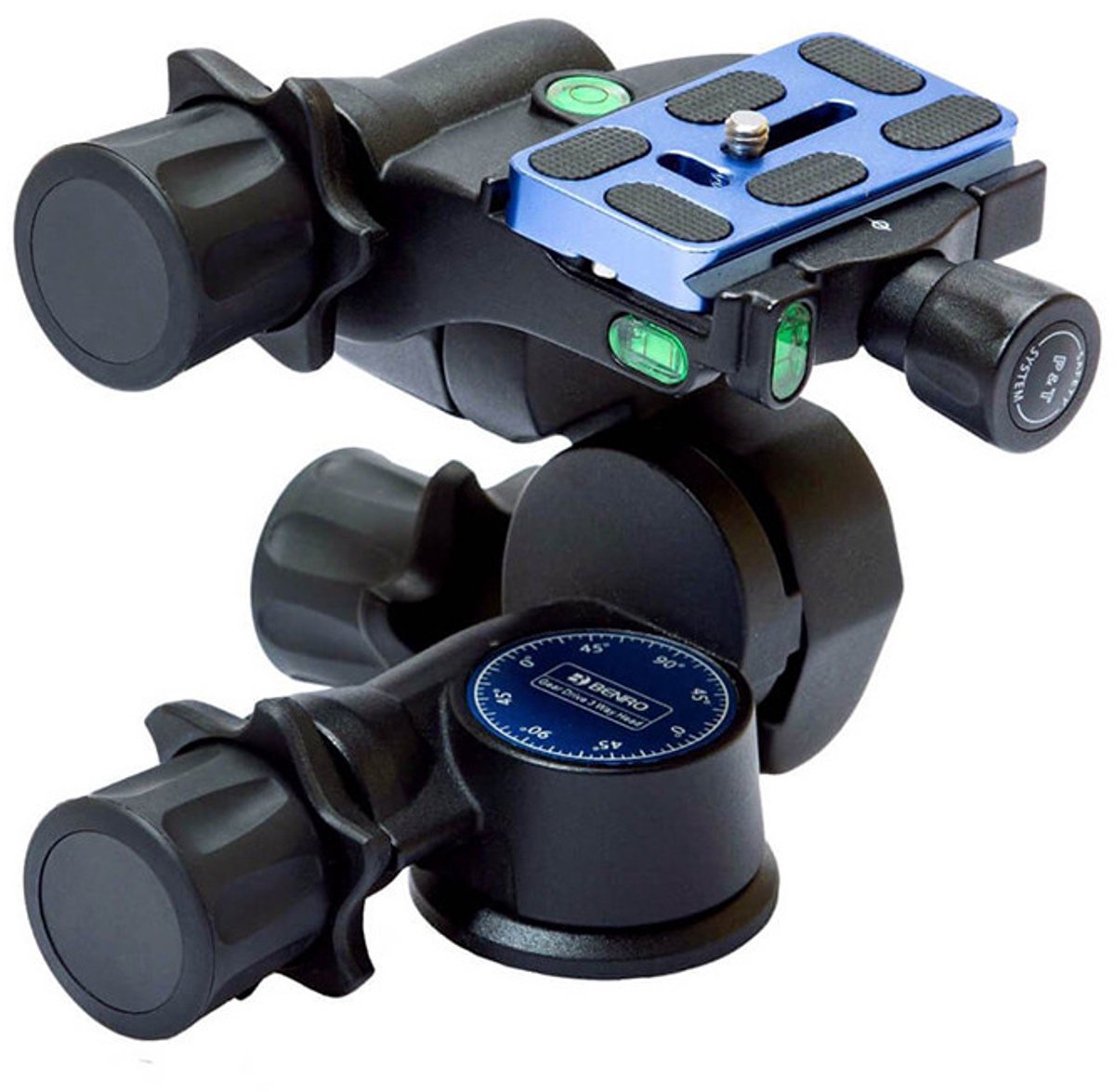 Benro GD3WH Geared Head Drieweg Statiefkop