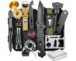 Survival Kit & Outdoor Gadgets voor Mannen - Cadeau voor Vader, Vriend of Vriendje